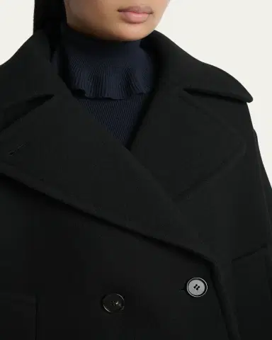 Chloé Double-Breasted Wool Peacoat | Thumbnail 5 Chloé Double-Breasted Wool Peacoat | Thumbnail 5