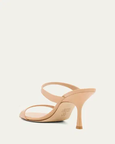Stuart Weitzman Nudist Patent Leather Dual-Strap Sandals | Thumbnail 4 Stuart Weitzman Nudist Patent Leather Dual-Strap Sandals | Thumbnail 4