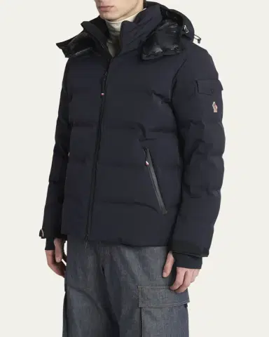 Moncler Grenoble Men's Stretch Nylon Montgetech Puffer Jacket | Thumbnail 4 Moncler Grenoble Men's Stretch Nylon Montgetech Puffer Jacket | Thumbnail 4