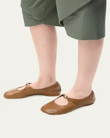 LOEWE Pebble Soft Leather Ballerina Flats | Thumbnail 2 LOEWE Pebble Soft Leather Ballerina Flats | Thumbnail 2