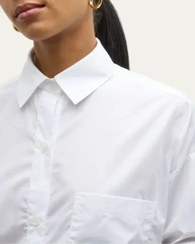 TWP Next Ex Cropped Shirt in Superfine Cotton | Thumbnail 5 TWP Next Ex Cropped Shirt in Superfine Cotton | Thumbnail 5