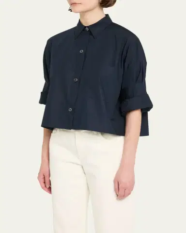TWP Next Ex Cropped Shirt in Superfine Cotton | Thumbnail 8 TWP Next Ex Cropped Shirt in Superfine Cotton | Thumbnail 8