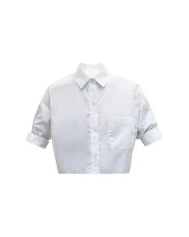 TWP Next Ex Cropped Shirt in Superfine Cotton | Thumbnail 1 TWP Next Ex Cropped Shirt in Superfine Cotton | Thumbnail 1