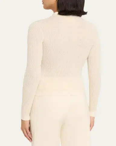 Guest in Residence Shrunken Long-Sleeve Cashmere Polo | Thumbnail 11 Guest in Residence Shrunken Long-Sleeve Cashmere Polo | Thumbnail 11
