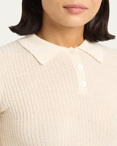 Guest in Residence Shrunken Long-Sleeve Cashmere Polo | Thumbnail 13 Guest in Residence Shrunken Long-Sleeve Cashmere Polo | Thumbnail 13