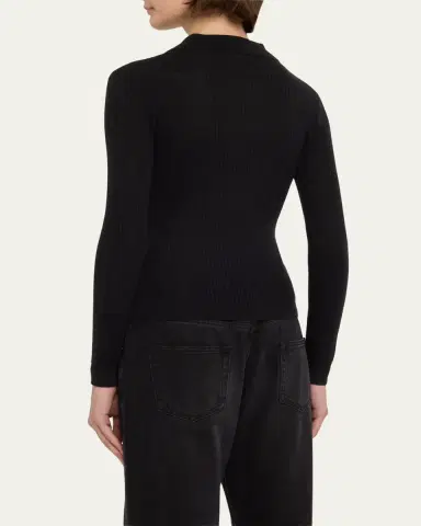 Guest in Residence Shrunken Long-Sleeve Cashmere Polo | Thumbnail 7 Guest in Residence Shrunken Long-Sleeve Cashmere Polo | Thumbnail 7