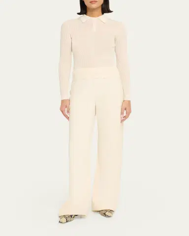Guest in Residence Shrunken Long-Sleeve Cashmere Polo | Thumbnail 10 Guest in Residence Shrunken Long-Sleeve Cashmere Polo | Thumbnail 10