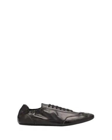 Prada Men's Collapse Leather Sneakers | Thumbnail 1 Prada Men's Collapse Leather Sneakers | Thumbnail 1