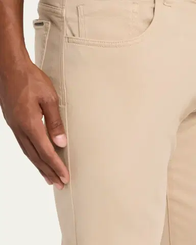 Cesare Attolini Men's Cotton and Cashmere Slim Five-Pocket Pants | Thumbnail 5 Cesare Attolini Men's Cotton and Cashmere Slim Five-Pocket Pants | Thumbnail 5