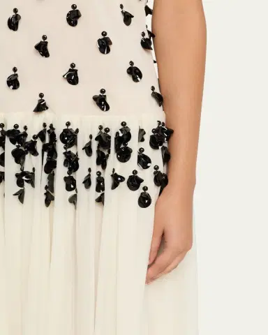 Diotima Embellished Sleeveless Tiered Midi Dress | Thumbnail 5 Diotima Embellished Sleeveless Tiered Midi Dress | Thumbnail 5