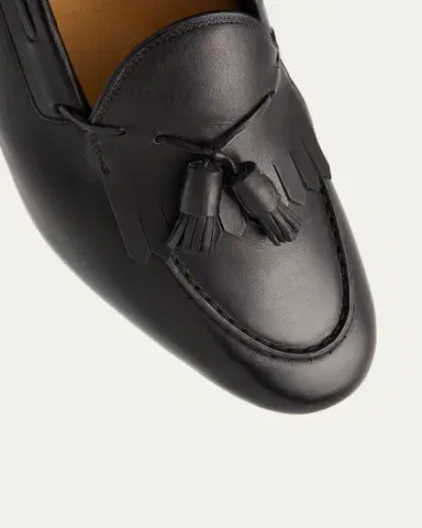 Bally Men's Parthan Kiltie Buffalo Leather Tassel Loafers | Thumbnail 5 Bally Men's Parthan Kiltie Buffalo Leather Tassel Loafers | Thumbnail 5