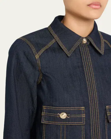 Cinq à Sept Lydie Denim Jacket | Thumbnail 5 Cinq à Sept Lydie Denim Jacket | Thumbnail 5