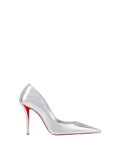 Christian Louboutin 100mm Miss Z Metallic Leather Pumps | Thumbnail 1 Christian Louboutin 100mm Miss Z Metallic Leather Pumps | Thumbnail 1