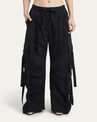 Dolce & Gabbana Ties Barrel-Leg Cargo Trousers | Thumbnail 4 Dolce & Gabbana Ties Barrel-Leg Cargo Trousers | Thumbnail 4