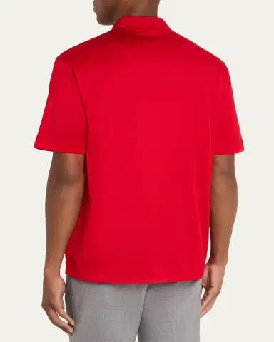 Charvet Men's Cotton Jersey Polo Shirt | Thumbnail 3 Charvet Men's Cotton Jersey Polo Shirt | Thumbnail 3