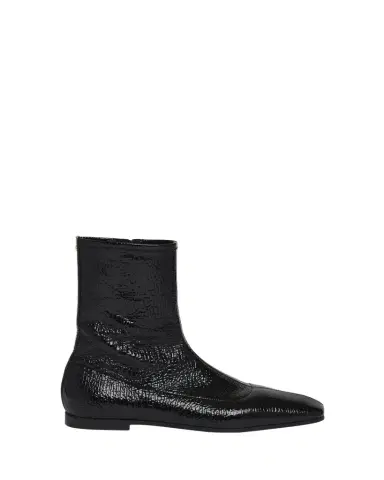 Valentino Garavani Men's Glovely Patent Zip Ankle Boots | Thumbnail 1 Valentino Garavani Men's Glovely Patent Zip Ankle Boots | Thumbnail 1