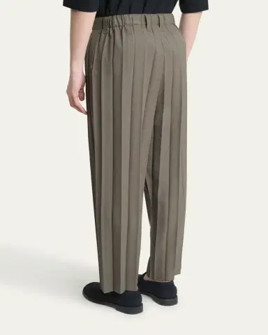 Homme Plissé Issey Miyake Men's Edge Ensemble Pleated Pants | Thumbnail 3 Homme Plissé Issey Miyake Men's Edge Ensemble Pleated Pants | Thumbnail 3
