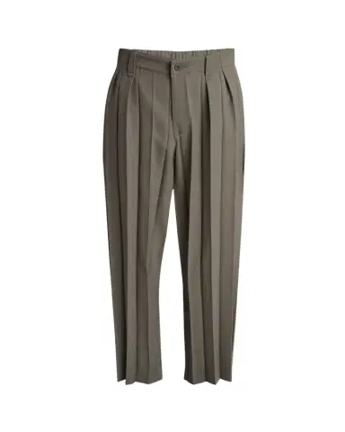 Homme Plissé Issey Miyake Men's Edge Ensemble Pleated Pants | Thumbnail 1 Homme Plissé Issey Miyake Men's Edge Ensemble Pleated Pants | Thumbnail 1
