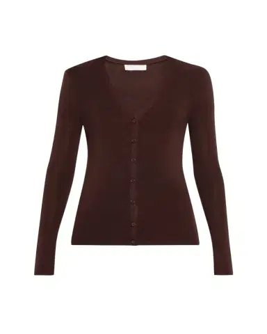MAJESTIC FILATURES Rib Knit Merino Wool-Silk Cardigan | Thumbnail 1 MAJESTIC FILATURES Rib Knit Merino Wool-Silk Cardigan | Thumbnail 1