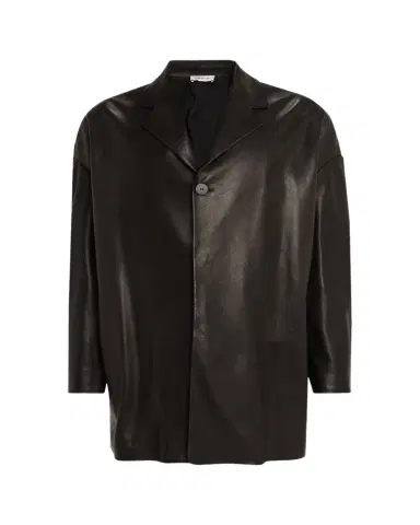 Fear of God Men's Oversized Single-Breasted Leather Blazer | Thumbnail 1 Fear of God Men's Oversized Single-Breasted Leather Blazer | Thumbnail 1