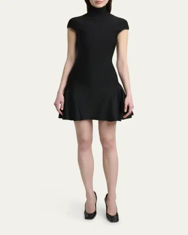 Givenchy Cap-Sleeve Fit-And-Flare Mini Dress | Thumbnail 2 Givenchy Cap-Sleeve Fit-And-Flare Mini Dress | Thumbnail 2
