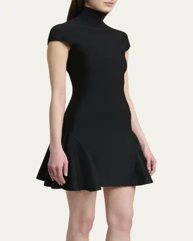Givenchy Cap-Sleeve Fit-And-Flare Mini Dress | Thumbnail 4 Givenchy Cap-Sleeve Fit-And-Flare Mini Dress | Thumbnail 4