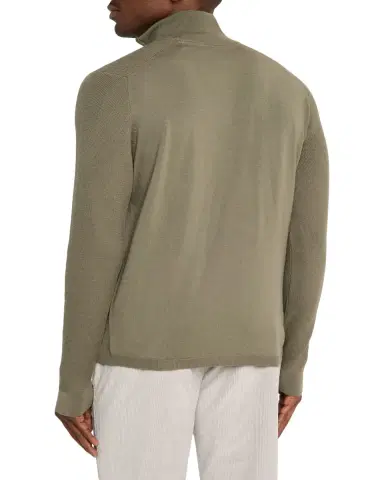 Sease Men's Waffle Knit Half-Zip Pullover | Thumbnail 3 Sease Men's Waffle Knit Half-Zip Pullover | Thumbnail 3