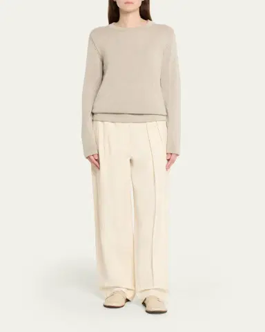 THE ROW Lyse Cashmere Crewneck Sweater | Thumbnail 6 THE ROW Lyse Cashmere Crewneck Sweater | Thumbnail 6