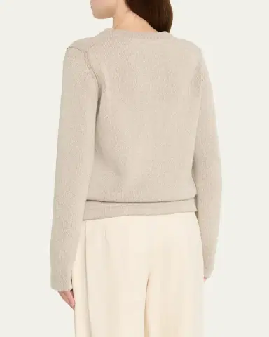 THE ROW Lyse Cashmere Crewneck Sweater | Thumbnail 7 THE ROW Lyse Cashmere Crewneck Sweater | Thumbnail 7