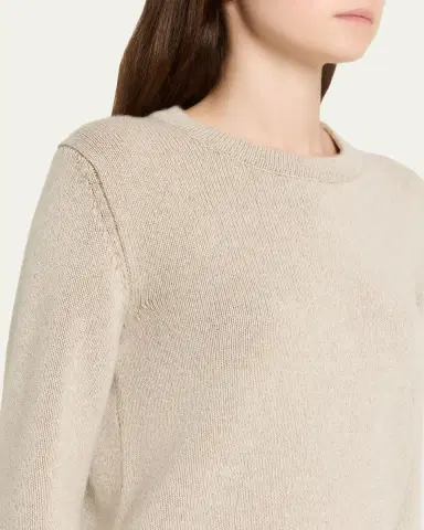 THE ROW Lyse Cashmere Crewneck Sweater | Thumbnail 9 THE ROW Lyse Cashmere Crewneck Sweater | Thumbnail 9