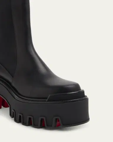 Christian Louboutin 80mm Marcharcroc Platform Leather Chelsea Boots | Thumbnail 3 Christian Louboutin 80mm Marcharcroc Platform Leather Chelsea Boots | Thumbnail 3