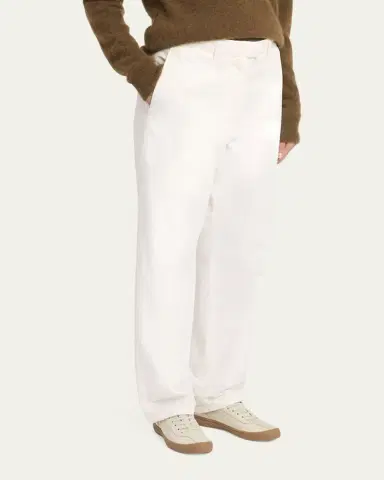 THE ROW Neriah Cotton-Cashmere Straight-Leg Pants | Thumbnail 4 THE ROW Neriah Cotton-Cashmere Straight-Leg Pants | Thumbnail 4