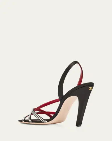 Valentino Garavani Dans Le Foyer Embellished Slingback Sandals | Thumbnail 6 Valentino Garavani Dans Le Foyer Embellished Slingback Sandals | Thumbnail 6