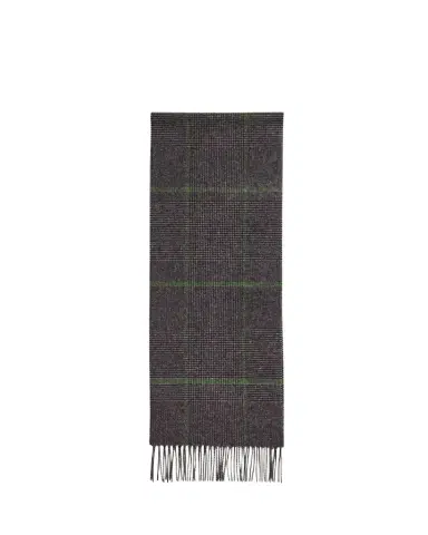 PIACENZA Men's Silk Cashmere Glen Plaid Scarf | Thumbnail 1 PIACENZA Men's Silk Cashmere Glen Plaid Scarf | Thumbnail 1