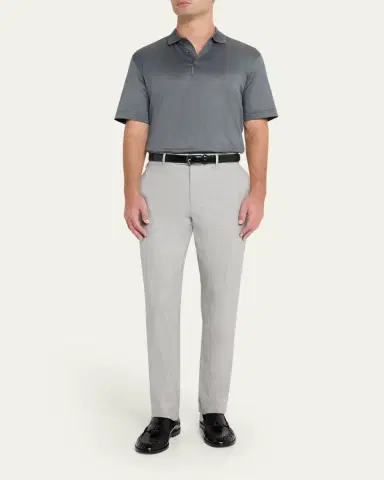 Charvet Men's Cotton Jersey Polo Shirt | Thumbnail 2 Charvet Men's Cotton Jersey Polo Shirt | Thumbnail 2