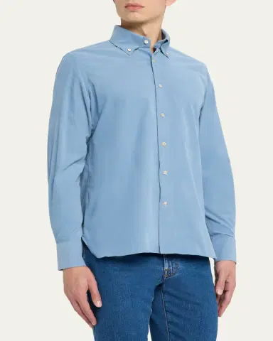 100Hands Men's Micro-Wale Cotton Corduroy Button-Down Shirt | Thumbnail 4 100Hands Men's Micro-Wale Cotton Corduroy Button-Down Shirt | Thumbnail 4