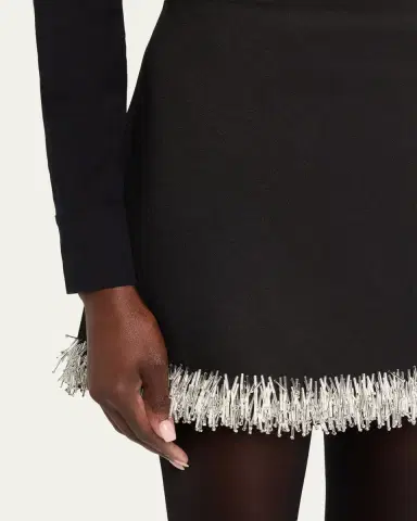 SIMKHAI Dua Beaded Mini Skirt | Thumbnail 5 SIMKHAI Dua Beaded Mini Skirt | Thumbnail 5