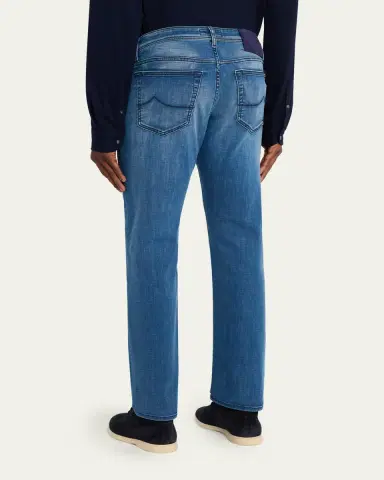 Jacob Cohen Men's Bard Slim-Fit Vintage Denim Jeans | Thumbnail 3 Jacob Cohen Men's Bard Slim-Fit Vintage Denim Jeans | Thumbnail 3