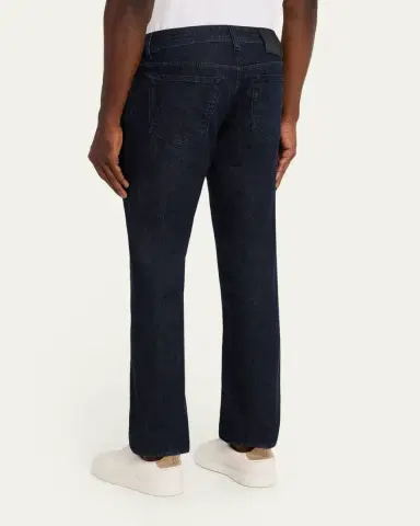 Jacob Cohen Men's Bard Overdyed Dark Blue Denim Slim Fit Jeans | Thumbnail 3 Jacob Cohen Men's Bard Overdyed Dark Blue Denim Slim Fit Jeans | Thumbnail 3