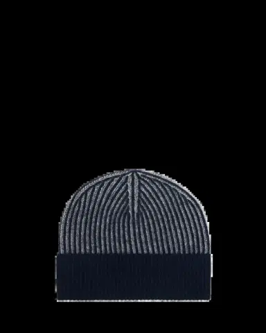 Bergdorf Goodman Men's Rib-Knit Cashmere Beanie Hat | Thumbnail 2 Bergdorf Goodman Men's Rib-Knit Cashmere Beanie Hat | Thumbnail 2