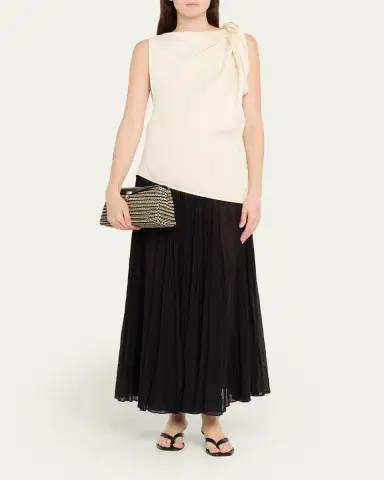 Toteme T-Lock Woven Leather Clutch Bag | Thumbnail 5 Toteme T-Lock Woven Leather Clutch Bag | Thumbnail 5