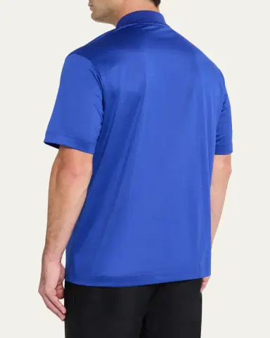Charvet Men's Cotton Jersey Polo Shirt | Thumbnail 3 Charvet Men's Cotton Jersey Polo Shirt | Thumbnail 3