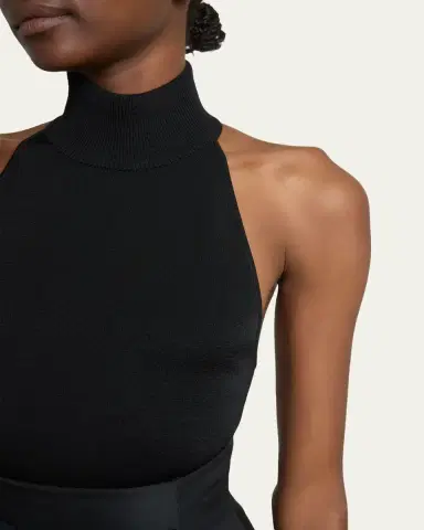 Givenchy Mock-Neck Knit Halter Top | Thumbnail 5 Givenchy Mock-Neck Knit Halter Top | Thumbnail 5