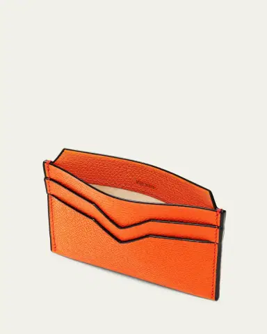 Valextra Men's V-Slot Leather Card Case | Thumbnail 6 Valextra Men's V-Slot Leather Card Case | Thumbnail 6