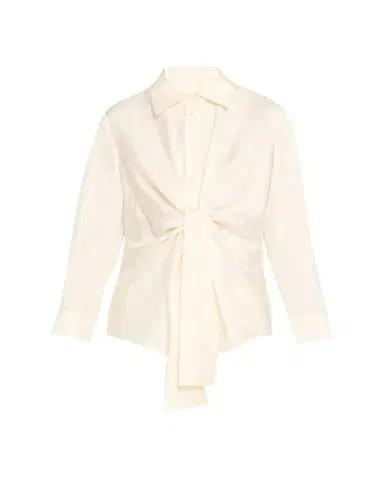 RÓHE Long-Sleeve Silk Knot Shirt | Thumbnail 1 RÓHE Long-Sleeve Silk Knot Shirt | Thumbnail 1