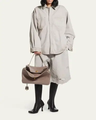 Balenciaga Rodeo Medium Leather Shoulder Bag | Thumbnail 2 Balenciaga Rodeo Medium Leather Shoulder Bag | Thumbnail 2
