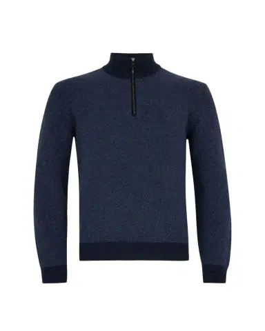 Ralph Lauren Purple Label Birdseye Cashmere Quarter-Zip Sweater | Thumbnail 1 Ralph Lauren Purple Label Birdseye Cashmere Quarter-Zip Sweater | Thumbnail 1