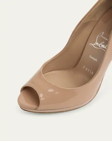Christian Louboutin 120mm Lady Z Patent Leather Peep-Toe Pumps | Thumbnail 3 Christian Louboutin 120mm Lady Z Patent Leather Peep-Toe Pumps | Thumbnail 3