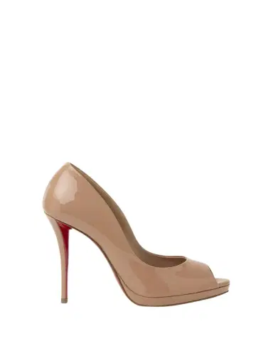 Christian Louboutin 120mm Lady Z Patent Leather Peep-Toe Pumps | Thumbnail 1 Christian Louboutin 120mm Lady Z Patent Leather Peep-Toe Pumps | Thumbnail 1
