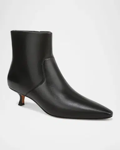 Vince Simone Leather Ankle Booties | Thumbnail 2 Vince Simone Leather Ankle Booties | Thumbnail 2